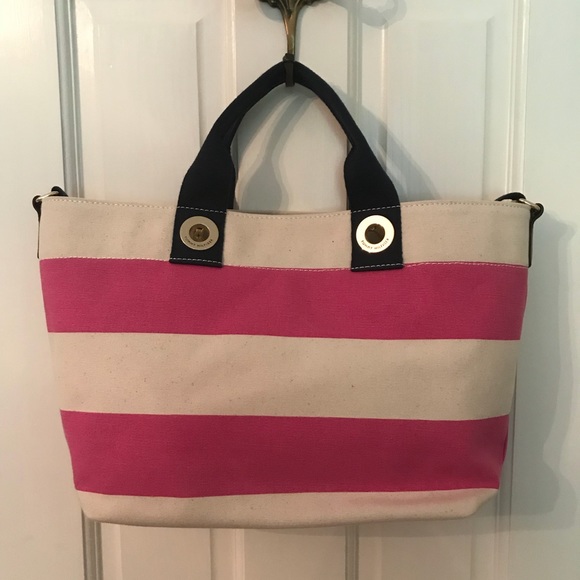 tommy hilfiger canvas bag